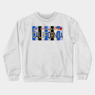 California License Plates Crewneck Sweatshirt